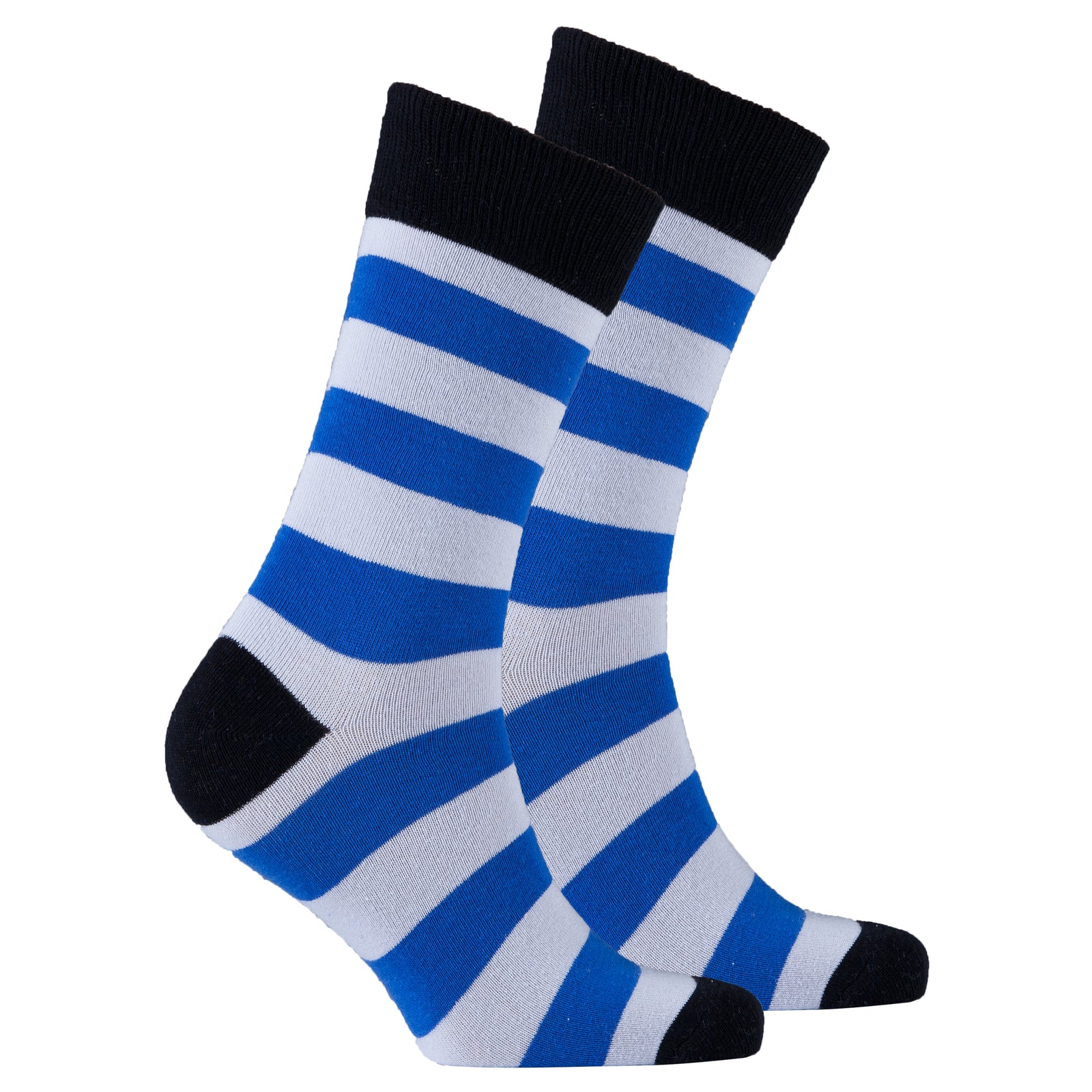 Men's Navy Ash Stripe Socks - Socks n Socks