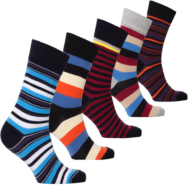 Men's Traditional Stripes Socks - Socks n Socks