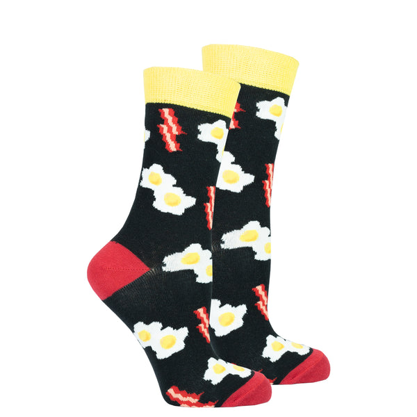 Women's Bacon & Eggs Socks - Socks n Socks