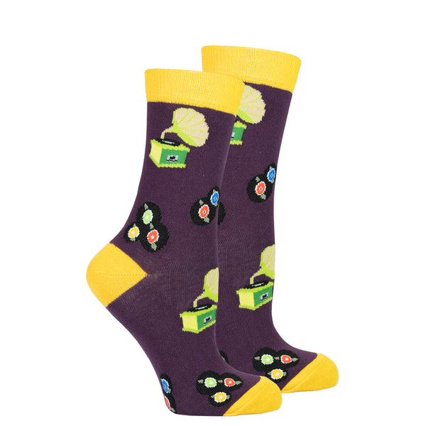 Women's Gramophone Socks - Socks n Socks