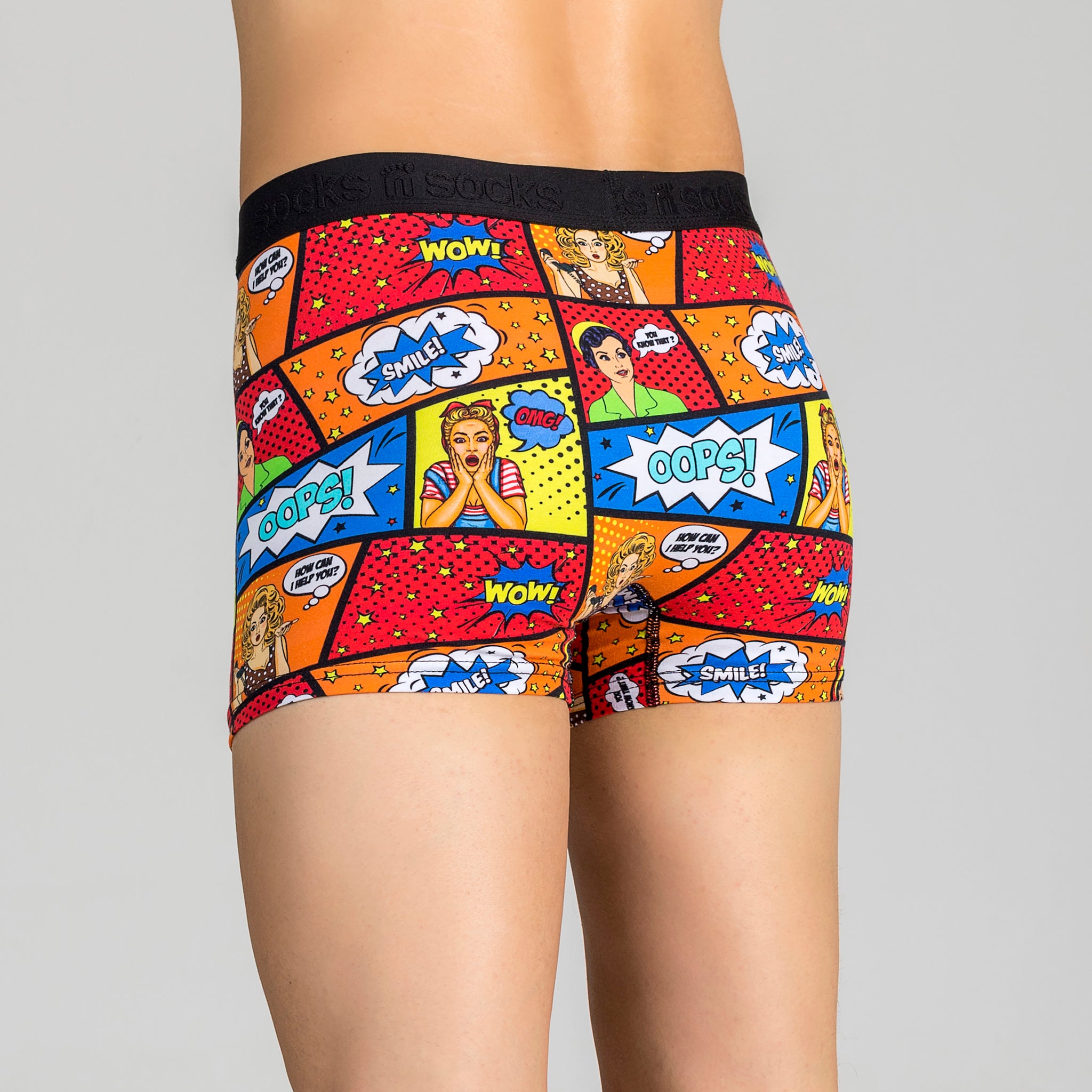 PopArt Design - Boy Shorts Underwear For Women